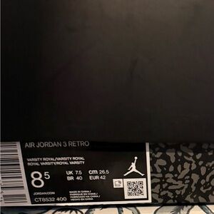 Jordan Air Jordan 3 Retro - Black and White